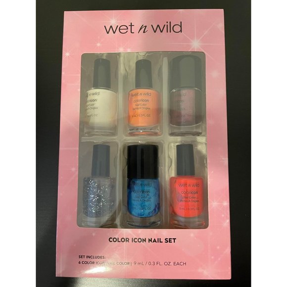 NIB- Wet N Wild Color Icon Nail Set - Picture 1 of 2